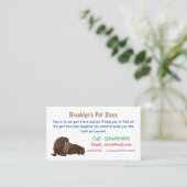 Analyse Walrus cartoon Visitekaartje (Staand voorkant)