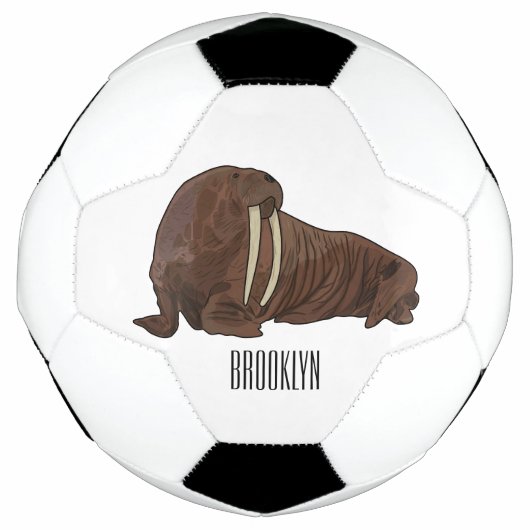Analyse Walrus cartoon Voetbal (Voorkant)