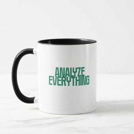 Analyseer Alles | Uitgebreid Gegevensonderzoek Mok (Links)