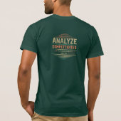 Analyseer design van concurrenten, concurrentievoo t-shirt (Achterkant)