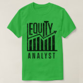 Analysesector aandelenanalyse 11 t-shirt (Design voorkant)