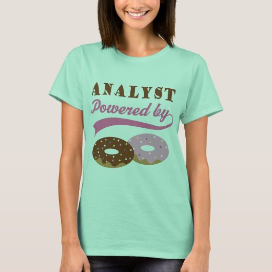 Analyst Gift (Donuts) T-shirt (Voorkant)