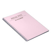 Analyst in uitvoering Eenvoudig aangepast pastberi Notitieboek (Rechterzijde)