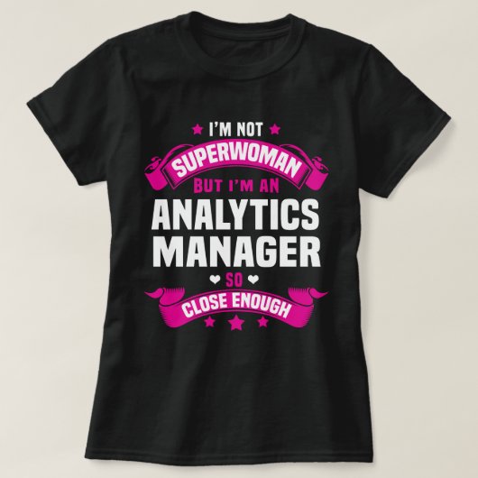 Analytics Manager T-shirt (Design voorkant)