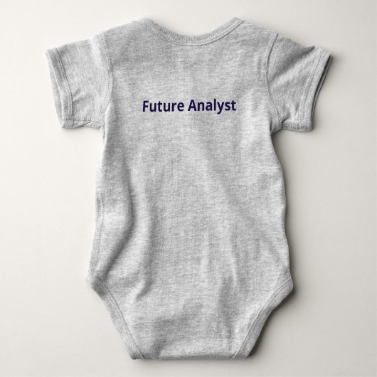 Analytics Power Hour Baby Jumpsuit Baby Bodysuit (Achterkant)