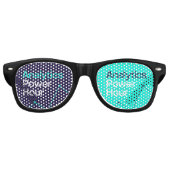 Analytics Power Hour Party Shades Retro Zonnebril (Voorkant)