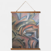 analytisch kubisme hangend wandkleed (Voorkant)