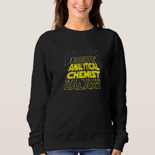 Analytische chemicus Cool Galaxy Job Trui (Voorkant)