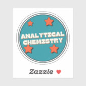 Analytische Chemie Sticker (Vel)