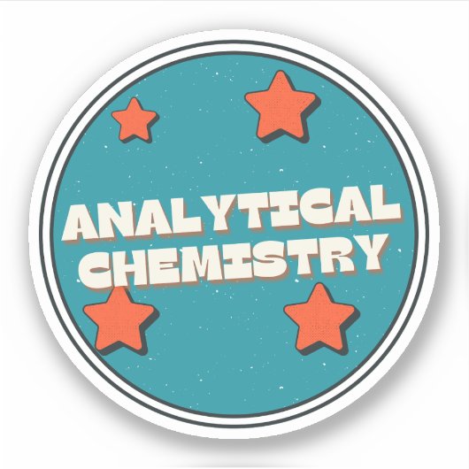 Analytische Chemie Sticker (Voorkant)