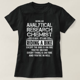 Analytische onderzoekschemicus t-shirt