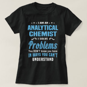 Analytische scheikundige t-shirt