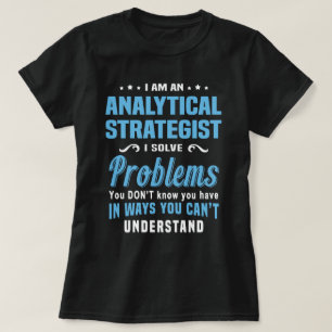 Analytische strateeg t-shirt