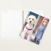 Anami Large Planner Girl & Puppy Best Friends (Display)
