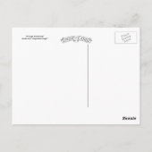 anamonen in de Groene Vase Briefkaart (Achterkant)