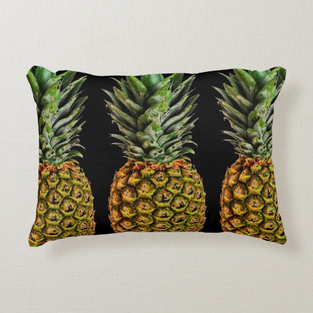  anananas art print accent werpt kussen op (Voorkant)