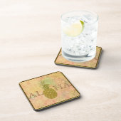 anananas Beverage Coaster Bier Onderzetter (Rechterzijde)