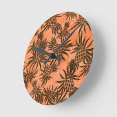 anananas Camo Hawaiian Wall klokken (Hoek)