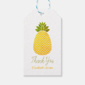  anananas Dank je Cadeaulabel (Voorkant)