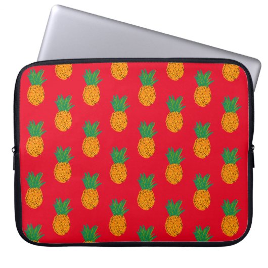 anananas Electronics Bag Laptop Sleeve (Voorkant)