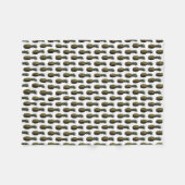 anananas Fleece Blanket Deken (Voorkant (Horizontaal))