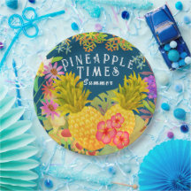 Anananas Floral Turquoise