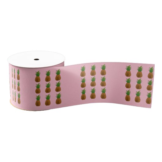 anananas patroon Thunder_Cove Grosgrain Lint (Spoel)