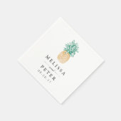  anananas Persoonlijk huwelijk Servet (Hoek)