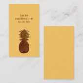anananas Roepkaart Contactkaartje (Voorkant / Achterkant)