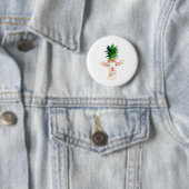anananas schapenlammeren ronde button 5,7 cm (In situ)