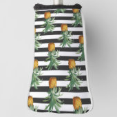 anananas strept grijs golfheadcover (Draai 90)