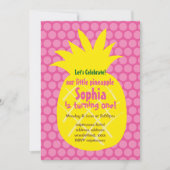 anananas verjaardagsuitnodiging kaart (Voorkant)