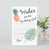 anananas wil verjaardagsmeisje (Staand voorkant)