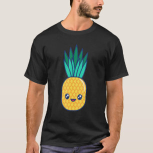 anananasappel, tropisch fruit zomerstrand t-shirt