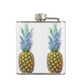 anananasappelmoerdessert kleurrijk tropisch heupfles (Achterkant)