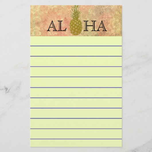 anananasbakkerij briefpapier (Voorkant)