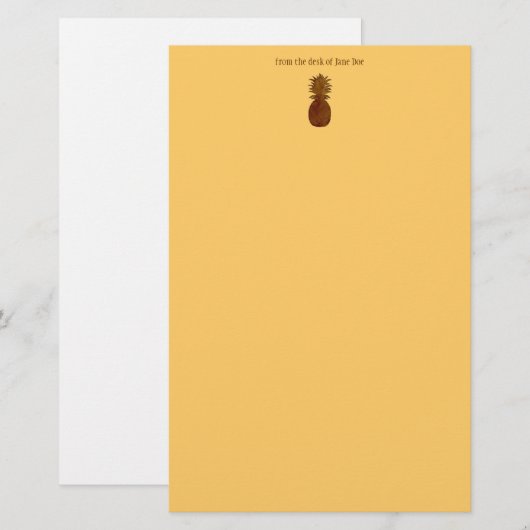 anananasbakkerij briefpapier (Voorkant / Achterkant)