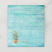 anananasblauw, bijtende escorts voor Hawaiian Plaatskaartje (Buitenkant ongevouwen)