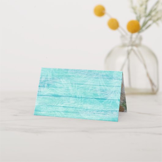 anananasblauw, bijtende escorts voor Hawaiian Plaatskaartje (Achterkant)