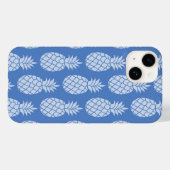 anananasblauw Case-Mate iPhone case (Achterkant (horizontaal))