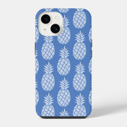 anananasblauw iPhone hoesje (Achterkant)