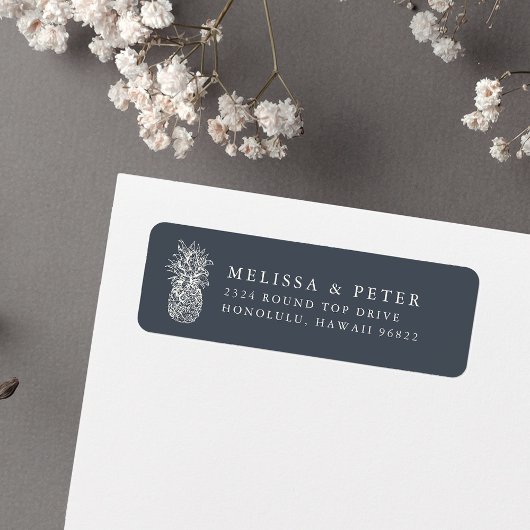  anananasemadres eiland etiket