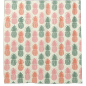 anananaseppatroon 2 douchegordijn (Voorkant)