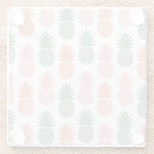  anananaseppatroon 2 glazen onderzetter (Achterkant)