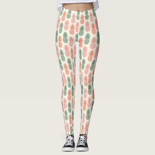 anananaseppatroon 2 leggings (Voorkant)