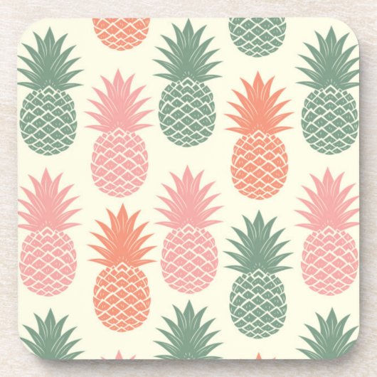  anananaseppatroon 2 onderzetter (Voorkant)