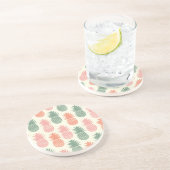  anananaseppatroon 2 zandsteen onderzetter (Zijkant)