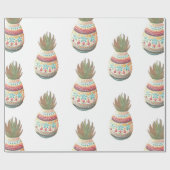 anananaskerst — Verpakking Cadeaupapier (Vlak)