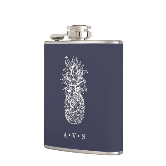  anananasmonogram heupfles (Links)