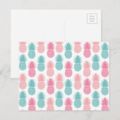  anananaspatroon briefkaart (Voorkant / Achterkant)